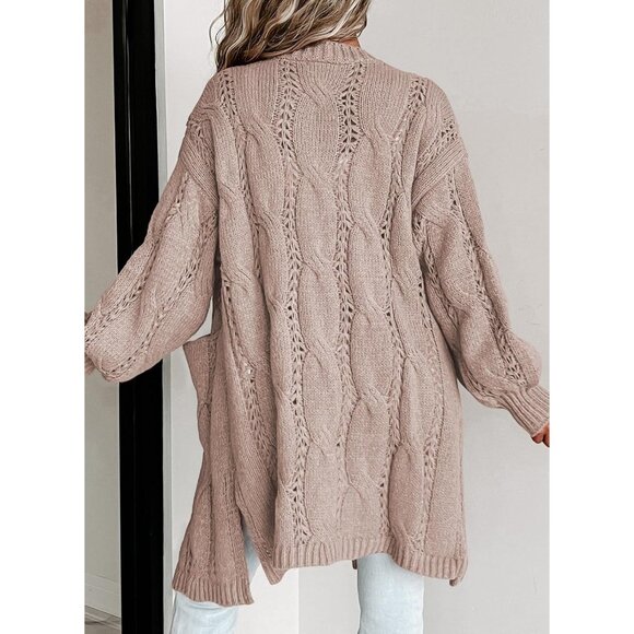 Long Cardigans for Women Open Front 2025 Long Sleeves Lightweight Fall Sweaters - Picture 2 of 5
